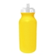 a yellow bottle & white lid 20 oz value cycle bottle with push n pull cap