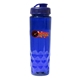 aerial view a group of 24 oz poly - saver pet bottle with flip top cap, full color digital, image 4 of 13