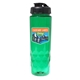 aerial view a group of 24 oz poly - saver pet bottle with flip top cap, full color digital, image 6 of 13