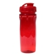 aerial view a group of 18 oz poly - saver pet bottle with flip top cap, full color digital, image 9 of 13