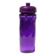 aerial view a group of 18 oz poly - saver pet bottle with push n pull cap, full color digital, image 8 of 14