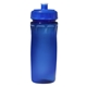 aerial view a group of 18 oz poly - saver pet bottle with push n pull cap, full color digital, image 9 of 14
