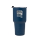 aerial view a navy patriot 30oz tumbler, image 1 of 5