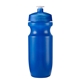 aerial view a blue bottle & translucent blue lid 20 oz bike water bottle, image 2 of 2