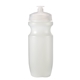 aerial view a frost bottle & translucent clear lid 20 oz bike water bottle, image 2 of 2