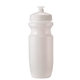 aerial view a white bottle & white lid 20 oz bike water bottle, image 2 of 2