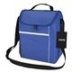 aerial view a royal blue aws conrad cooler bag, image 1 of 2