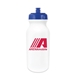 aerial view a white bottle & blue lid 20 oz value cycle bottle with push n pull cap, image 2 of 2