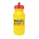 aerial view a yellow bottle & red lid 20 oz value cycle bottle, full color digital, image 2 of 2
