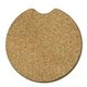 a natural car coaster - 1/8 natural cork