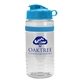 aerial view a group of groove stripe 20 oz tritan(tm) sports bottle with flip lid and digital imprint, image 6 of 9