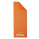 aerial view a orange cooling sweat - absorbent towel, image 1 of 3