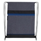 aerial view a royal good value(tm) rpet two - tone drawstring backpack, image 1 of 6