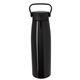 aerial view a black rene vacuum bottle with hanger - 19 oz, image 1 of 5