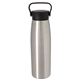 aerial view a silver rene vacuum bottle with hanger - 19 oz, image 1 of 5