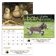 aerial view a group of baby farm animals - spiral calendar, image 1 of 7