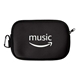 a black neoprene pouch - oval