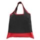 aerial view a red 187 zurich - foldaway shopping tote bag - 210d polyester, 420d ripstop trim - colorjet, image 1 of 2