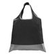 aerial view a gray 2334 zurich - foldaway shopping tote bag - 210d polyester, 420d ripstop trim - colorjet, image 1 of 3