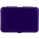 aerial view a purple translucent techie box with snap closure, image 1 of 2