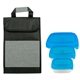 a blue container & gray bag ridge portion control tote set
