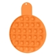 aerial view a orange promotional custom push pop it circle stress reliever game, image 1 of 2