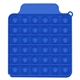 aerial view a royal blue promotional custom push pop it square stress reliever game, image 1 of 2