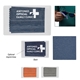 a group of heathered cleaning cloth in case