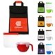 aerial view a group of insulated noodle sandwich cooler set, image 1 of 12