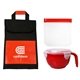 aerial view a group of insulated noodle sandwich cooler set, image 9 of 12