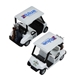 a white die - cast toy golf cart with realistic details