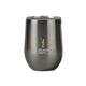 aerial view a gunmetal corkcicle(r) stemless wine cup - 12 oz, image 1 of 5