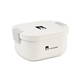 aerial view a white sarada bento lunch box, image 1 of 4