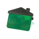 a translucent green mighty clip - house