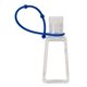 aerial view a blue amore iii 1 oz hand sanitizer with strap, image 1 of 6