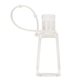 aerial view a white amore iii 1 oz hand sanitizer with strap, image 1 of 5