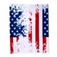 aerial view a multi-colored cub multi - function usa flag gaiter / wrap, image 1 of 6
