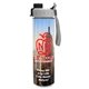 aerial view a gray with black cap the chiller full color wrap - 16 oz insulated bottle with quick snap lid, image 1 of 2