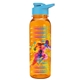 a cyan lid & transparent-orange bottle the outdoorsman - 24 oz tritan(tm) bottle with drink thru lid and digital imprint