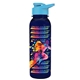 a cyan lid & transparent-navy-blue bottle the outdoorsman - 24 oz tritan(tm) bottle with drink thru lid and digital imprint