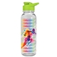 a lime-green lid & clear bottle the outdoorsman - 24 oz tritan(tm) bottle with drink thru lid and digital imprint