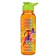 a lime-green lid & transparent-orange bottle the outdoorsman - 24 oz tritan(tm) bottle with drink thru lid and digital imprint