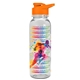 a orange lid & clear bottle the outdoorsman - 24 oz tritan(tm) bottle with drink thru lid and digital imprint