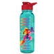 a red lid & transparent-teal bottle the outdoorsman - 24 oz tritan(tm) bottle with drink thru lid and digital imprint