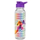 a violet lid & clear bottle the outdoorsman - 24 oz tritan(tm) bottle with drink thru lid and digital imprint