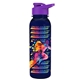 a violet lid & transparent-navy-blue bottle the outdoorsman - 24 oz tritan(tm) bottle with drink thru lid and digital imprint