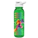 a white lid & transparent-green bottle the outdoorsman - 24 oz tritan(tm) bottle with drink thru lid and digital imprint