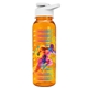 a white lid & transparent-orange bottle the outdoorsman - 24 oz tritan(tm) bottle with drink thru lid and digital imprint