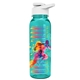 a white lid & transparent-teal bottle the outdoorsman - 24 oz tritan(tm) bottle with drink thru lid and digital imprint