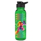 a black lid & transparent-green bottle the outdoorsman - 24 oz tritan(tm) bottle with drink thru lid and digital imprint